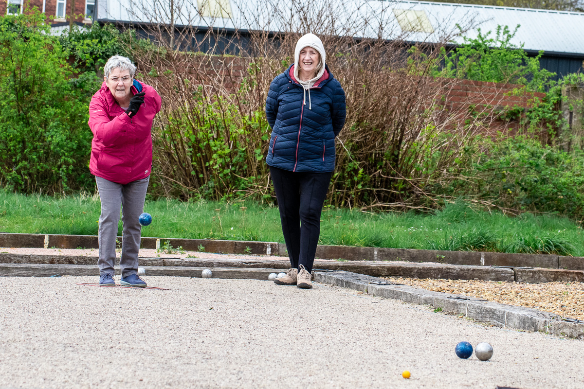 Members playing pentaguen