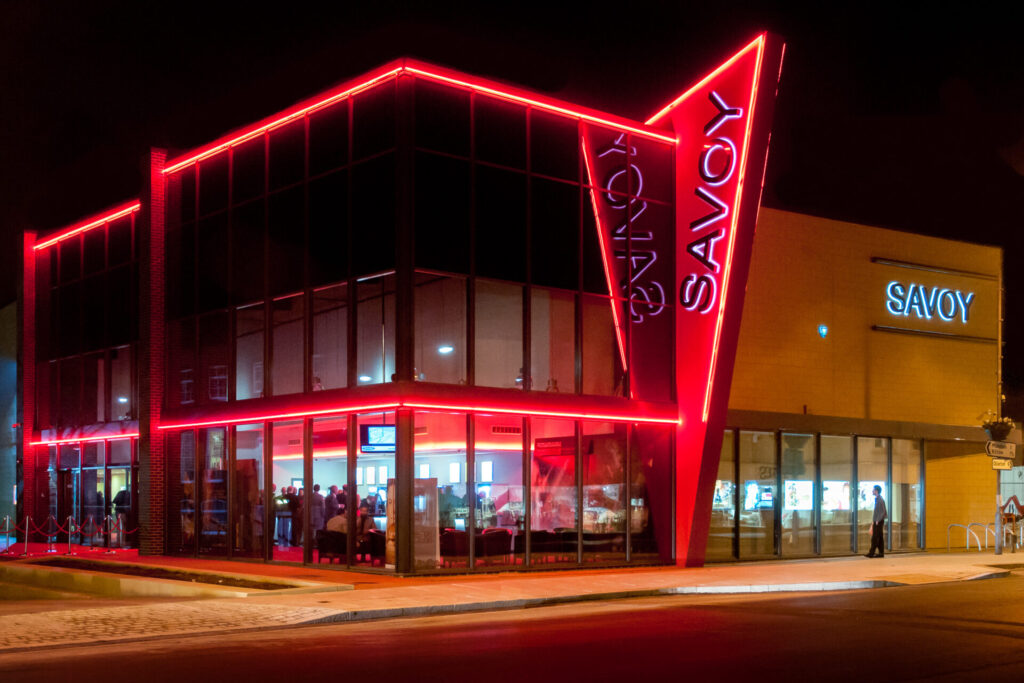 The Savoy Cinema at Night