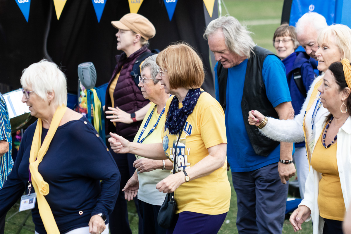 u3a Flash Mob in University Park Norttingham