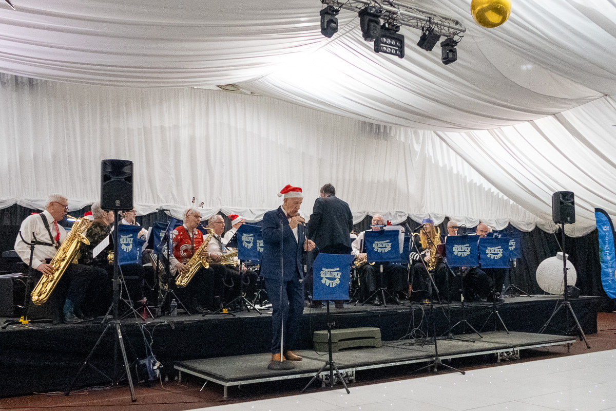 Simply Swing performing at the Christmas Social